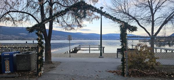 Main article image for story titled 'Holiday Light Setup at the Pier '
