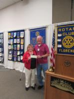 Main article image for story titled 'Rotary Supports Florence Festival of Books'