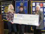 Main article image for story titled 'Florence Rotary Supports Mapleton Food Share'