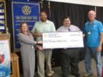 Main article image for story titled 'Florence Rotary Supports Siuslaw Outdoor School'