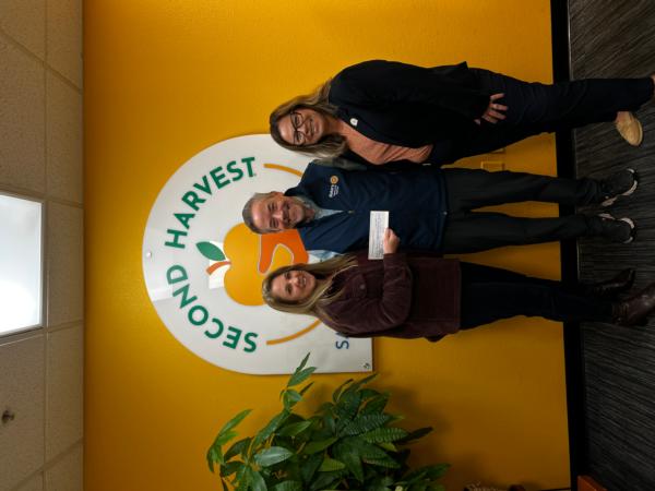 Main article image for story titled 'Rotary Club of Santa Cruz Sunrise supports local Santa Cruz County Food Bank'