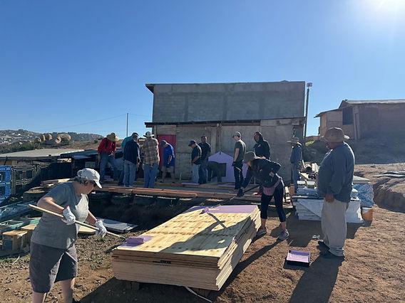 Santa Cruz Sunrise Rotarians travel to Tecate Mexico to build a house Main article image for story titled 'Santa Cruz Sunrise Rotarians travel to Tecate Mexico to build a house'