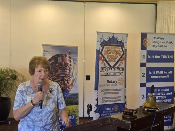 Main article image for story titled 'Palm Desert Rotary Meeting July 29th'