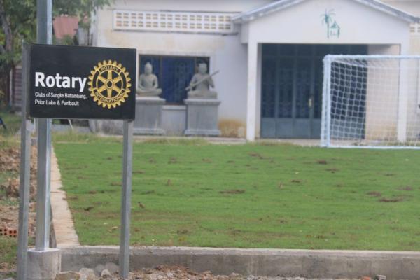 Main article image for story titled 'Soccer Pitch for a Cambodian School'