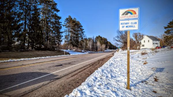 Main article image for story titled 'Rotary Club of Merrill Adopts a Highway'