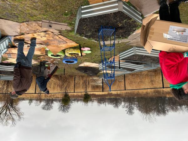 Main article image for story titled 'Lemont-Homer Glen Rotary donates planter boxes for Lemont Garden Club'