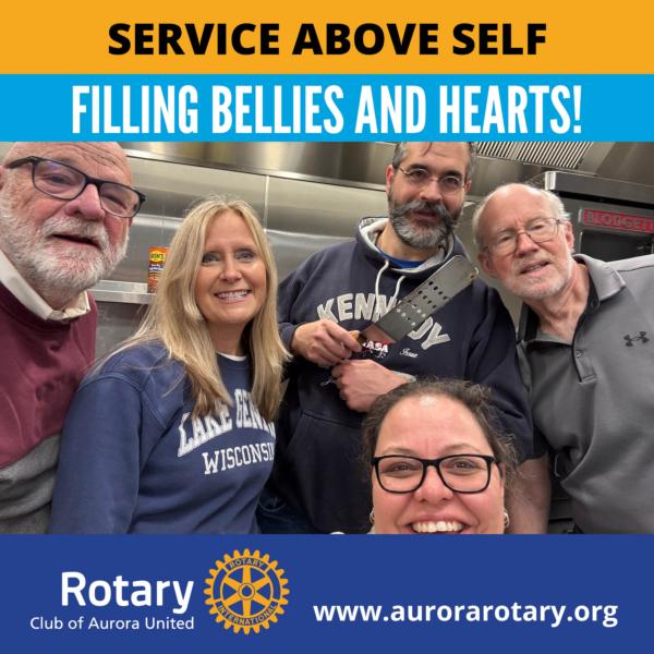 Main article image for story titled 'Serving both breakfast and fellowship to the clients of Hesed House Homeless Shelter.'