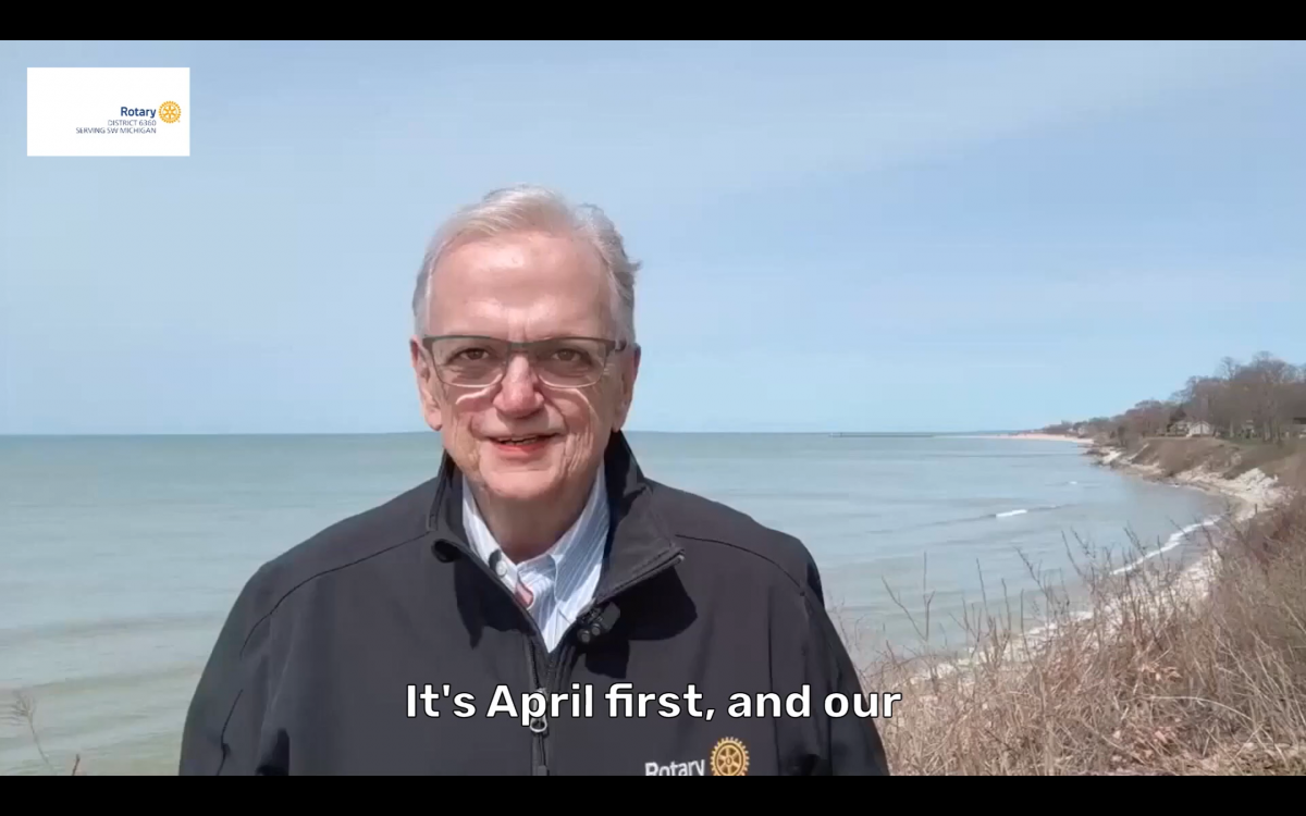 Message from District Governor Mark Odland 4.2.25