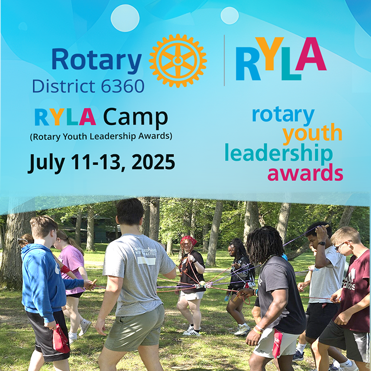 RYLA Camp Registration Flyer